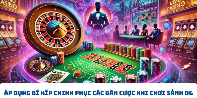 Áp dụng bí kíp, tự tin chinh phục các bàn cược khi chơi sảnh DG